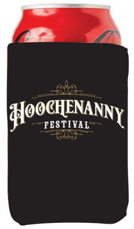 Black Hoochenanny Koozie